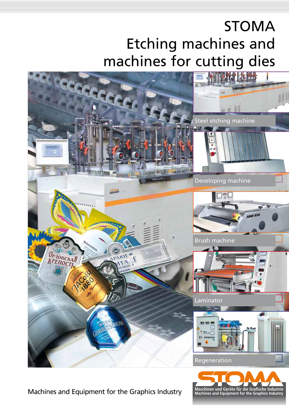 STOMA Etching machines and machines for cutting dies